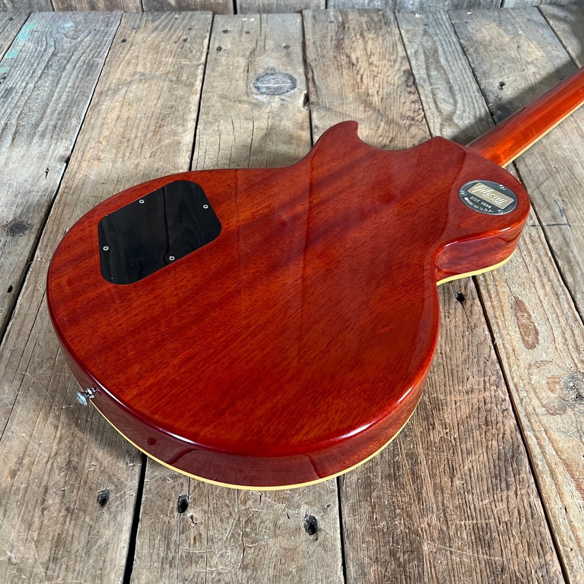 SOLD - Gibson 2018 Historic Les Paul Standard R9 Royal Ice Tea - Mahar's Vintage Guitars