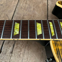 SOLD - Gibson Boneyard Joe Perry Les Paul R9 Signature Model Green Tiger Flame 2003 - 2008 - Mahar's Vintage Guitars