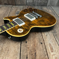SOLD - Gibson Boneyard Joe Perry Les Paul R9 Signature Model Green Tiger Flame 2003 - 2008 - Mahar's Vintage Guitars