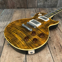 SOLD - Gibson Boneyard Joe Perry Les Paul R9 Signature Model Green Tiger Flame 2003 - 2008 - Mahar's Vintage Guitars