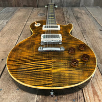 SOLD - Gibson Boneyard Joe Perry Les Paul R9 Signature Model Green Tiger Flame 2003 - 2008 - Mahar's Vintage Guitars