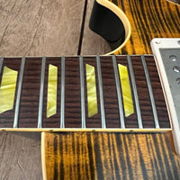 SOLD - Gibson Boneyard Joe Perry Les Paul R9 Signature Model Green Tiger Flame 2003 - 2008 - Mahar's Vintage Guitars