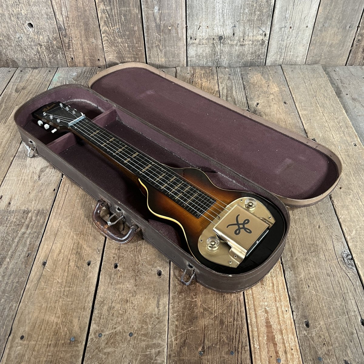 SOLD - Gibson BR - 4 Lap Steel 1947 Sunburst - Mahar's Vintage Guitars