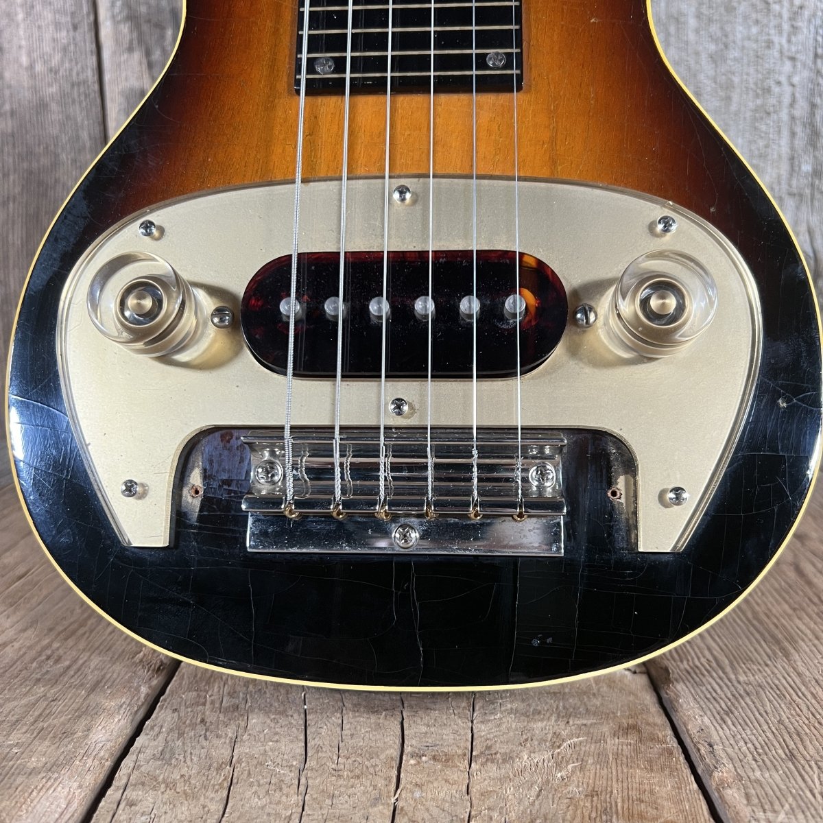 SOLD - Gibson BR - 4 Lap Steel 1947 Sunburst - Mahar's Vintage Guitars