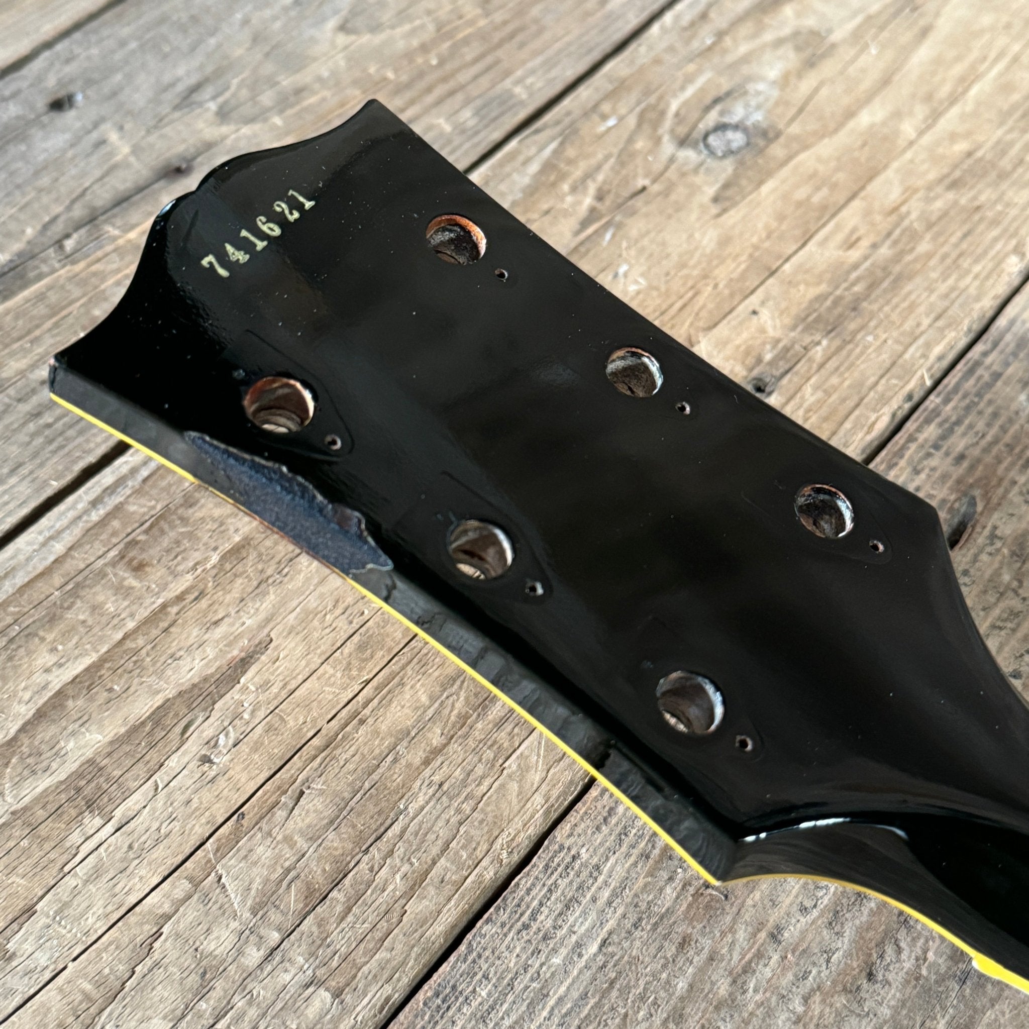 SOLD - Gibson Custom Shop Historic Les Paul '57 LPB - 3 Black Beauty Reissue 2004 - Mahar's Vintage Guitars