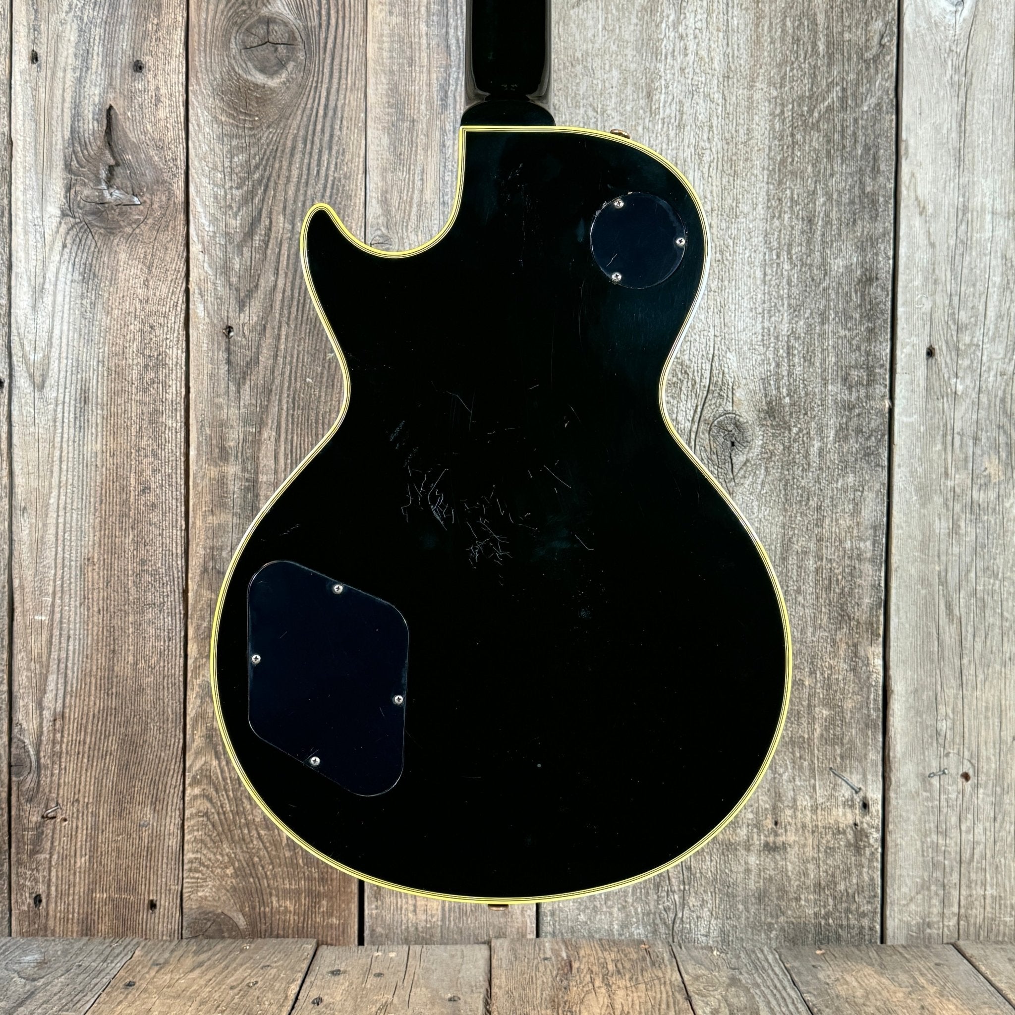 SOLD - Gibson Custom Shop Historic Les Paul '57 LPB - 3 Black Beauty Reissue 2004 - Mahar's Vintage Guitars