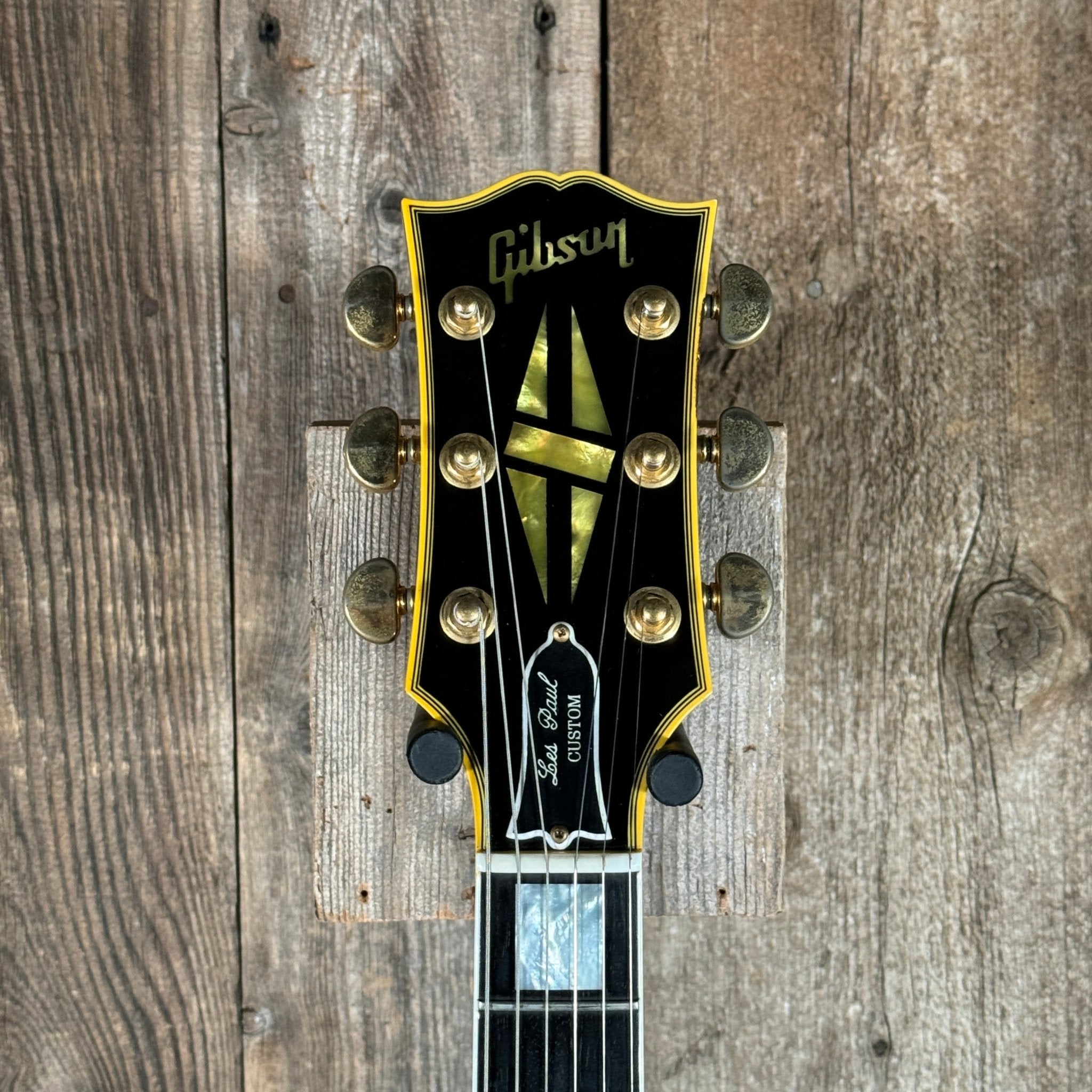 SOLD - Gibson Custom Shop Historic Les Paul '57 LPB - 3 Black Beauty Reissue 2004 - Mahar's Vintage Guitars