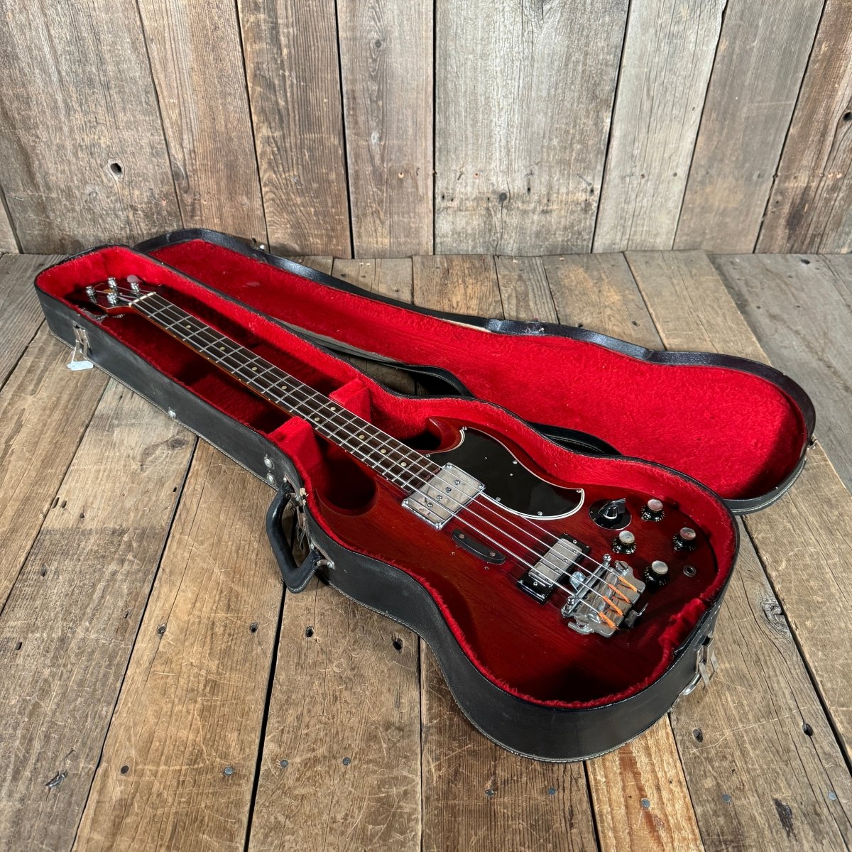 SOLD - Gibson EB - 3 1962 Cherry - Mahar's Vintage Guitars