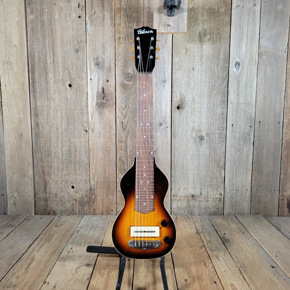 SOLD - Gibson EH - 100 Six String Lap Steel Charlie Christian Pickup 1940 - Mahar's Vintage Guitars