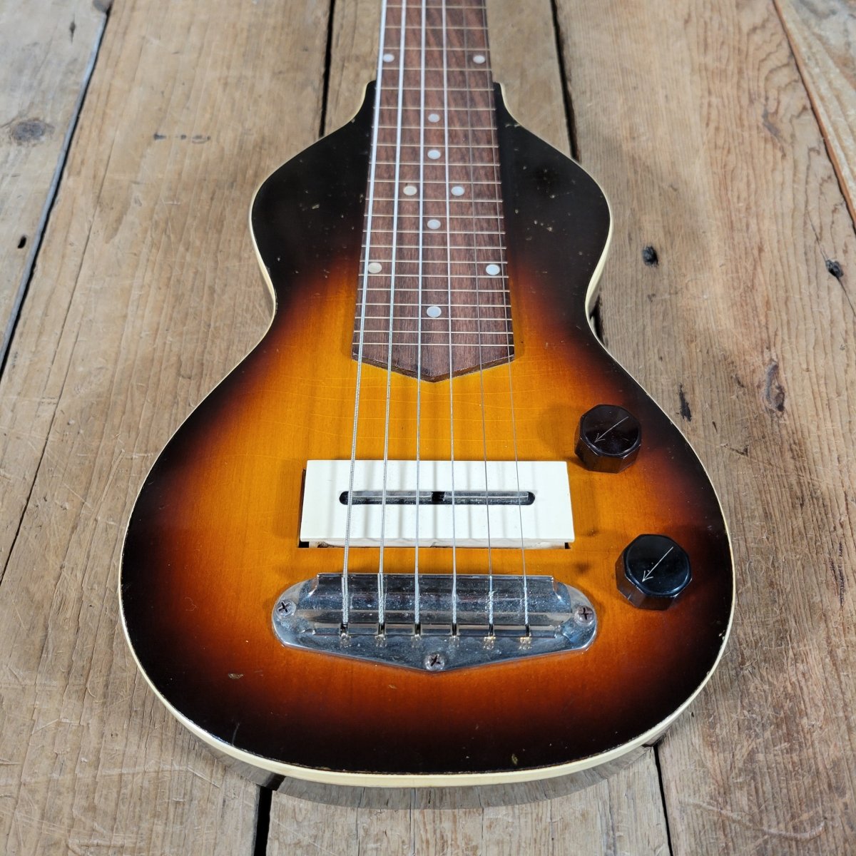 SOLD - Gibson EH - 100 Six String Lap Steel Charlie Christian Pickup 1940 - Mahar's Vintage Guitars