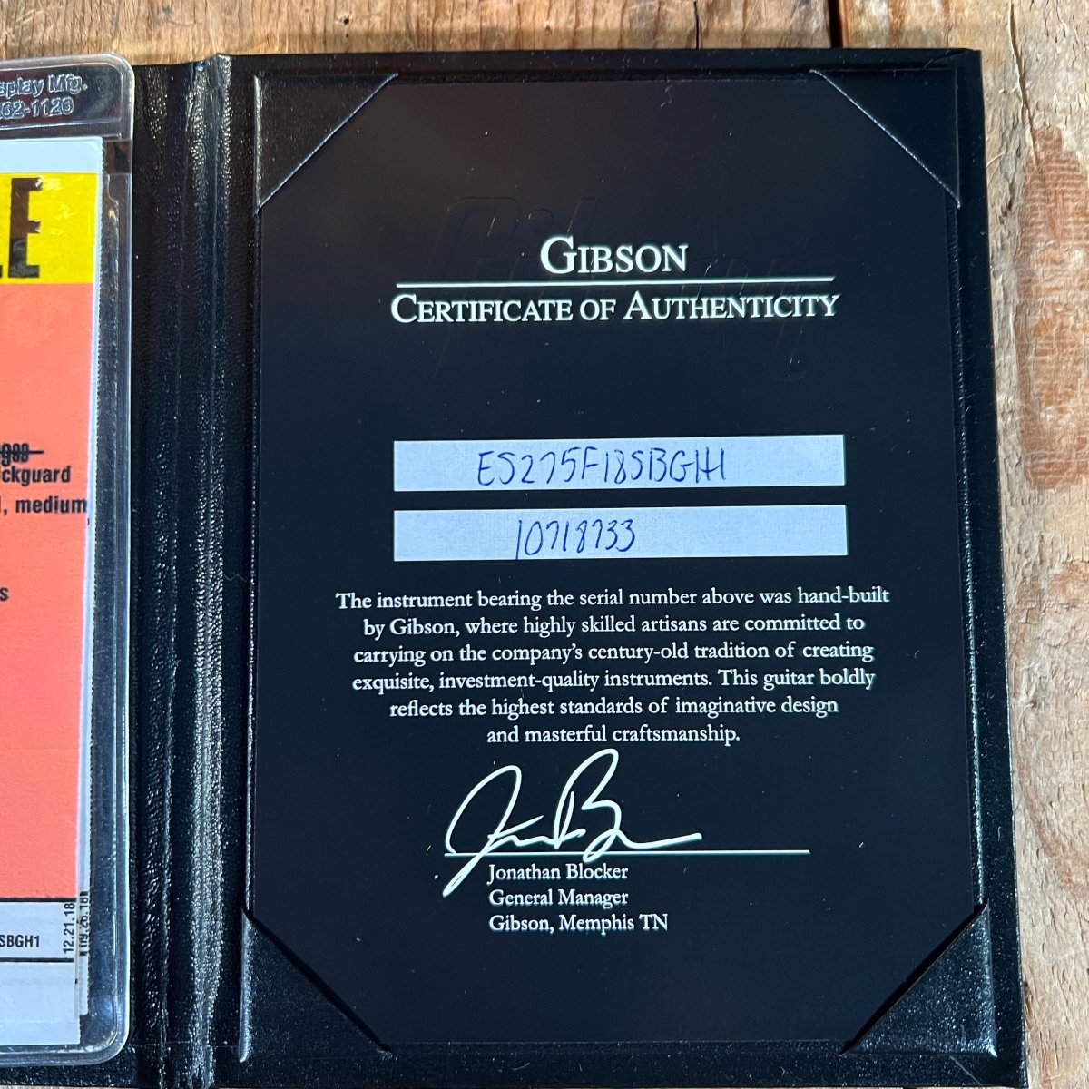 SOLD - Gibson ES - 275 Custom Flamed Sunset Burst ES275F185BG1H 2018 - Mahar's Vintage Guitars