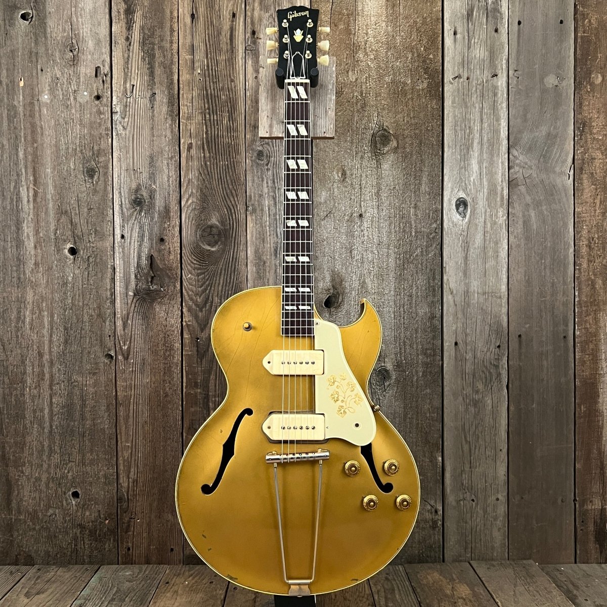 SOLD - Gibson ES - 295 one of 166 made in 1955 Gold - Mahar's Vintage Guitars