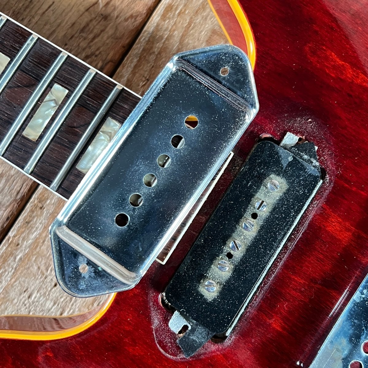 SOLD - Gibson ES - 330 TDC Cherry 1968 - Mahar's Vintage Guitars