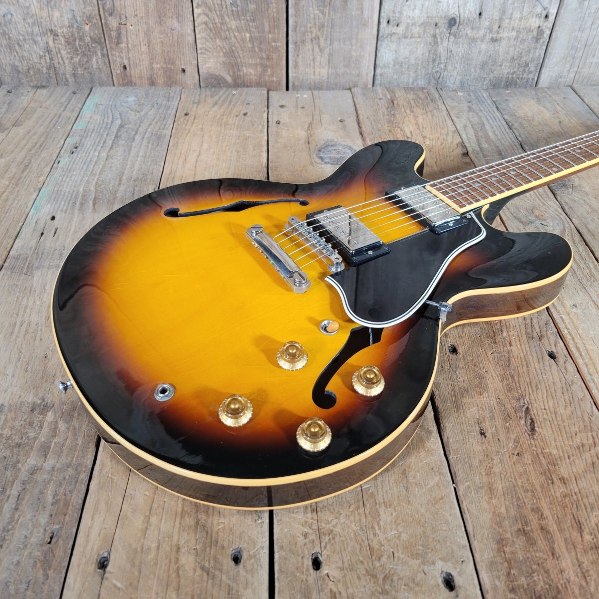 SOLD - Gibson ES - 335 Custom Shop Fat Neck 59 Reissue with 58 Neck Profile 2008 - Mahar's Vintage Guitars