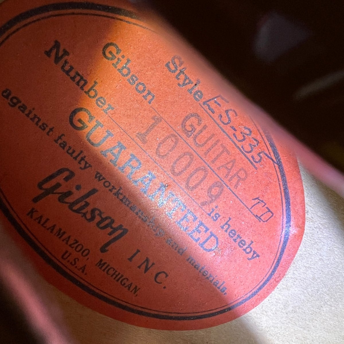 SOLD - Gibson ES - 335TD 100% Original with PAFs 1961 Sunburst - Mahar's Vintage Guitars