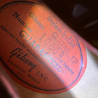 SOLD - Gibson ES - 335TD 100% Original with PAFs 1961 Sunburst - Mahar's Vintage Guitars