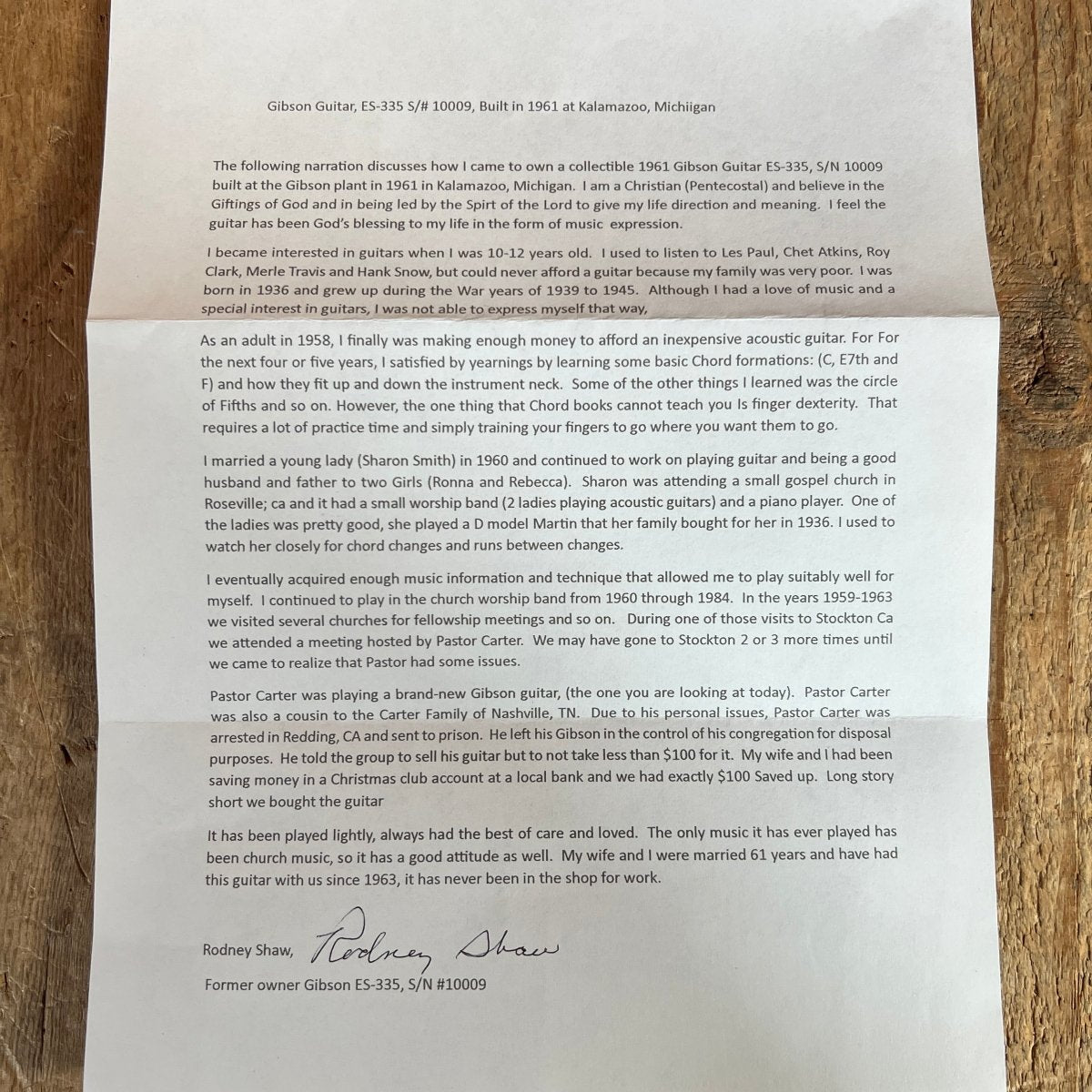 SOLD - Gibson ES - 335TD 100% Original with PAFs 1961 Sunburst - Mahar's Vintage Guitars