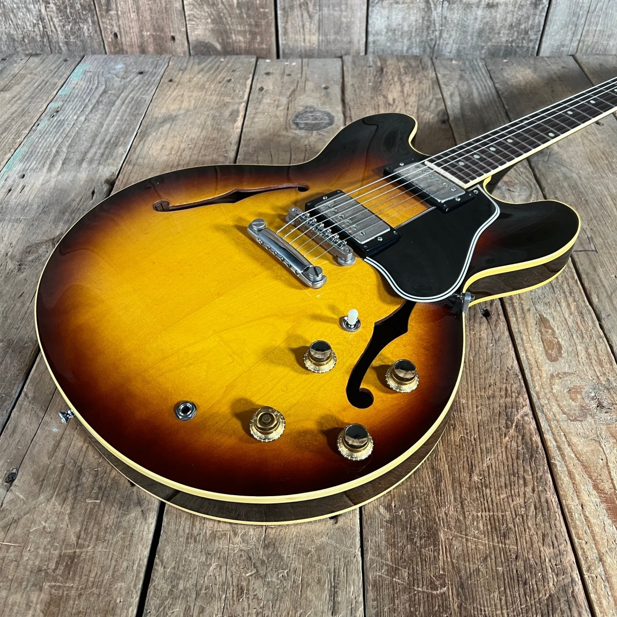 SOLD - Gibson ES - 335TD 100% Original with PAFs 1961 Sunburst - Mahar's Vintage Guitars