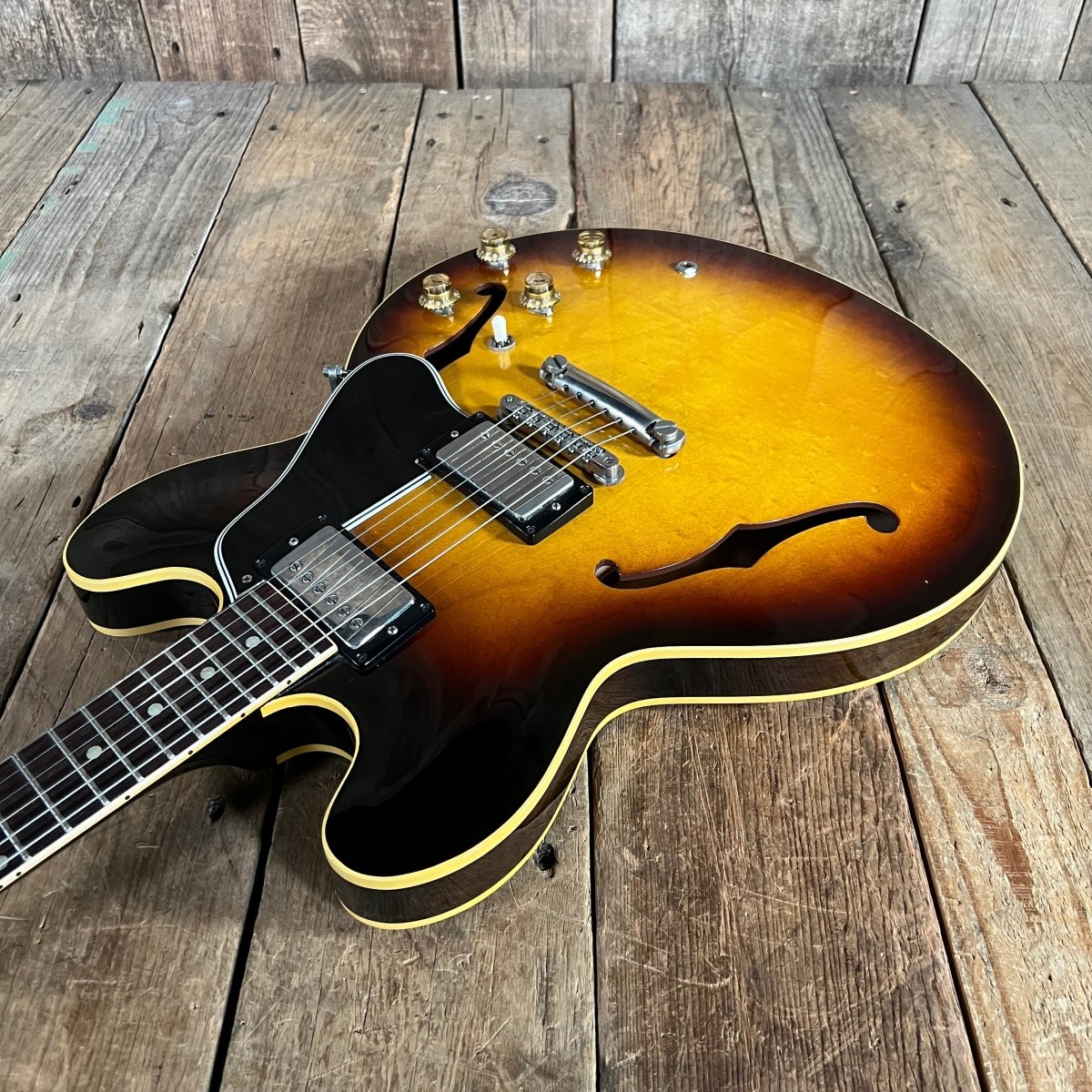 SOLD - Gibson ES - 335TD 100% Original with PAFs 1961 Sunburst - Mahar's Vintage Guitars