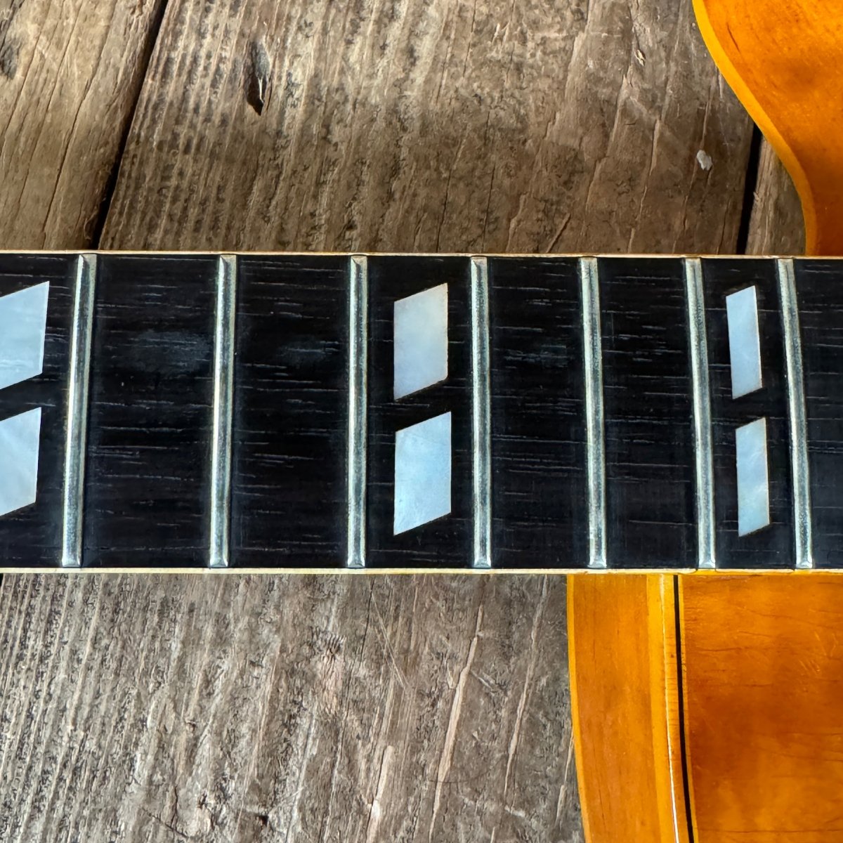 SOLD - Gibson ES - 350Tn Blonde PAFs 43 made in 1958 - Mahar's Vintage Guitars