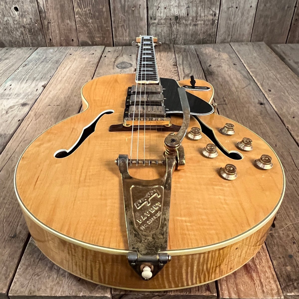 SOLD - Gibson ES - 5 - N Switchmaster 1959 Blonde - Mahar's Vintage Guitars