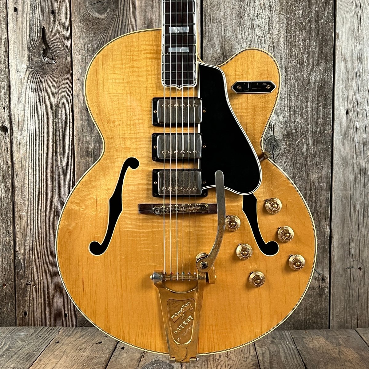 SOLD - Gibson ES - 5 - N Switchmaster 1959 Blonde - Mahar's Vintage Guitars