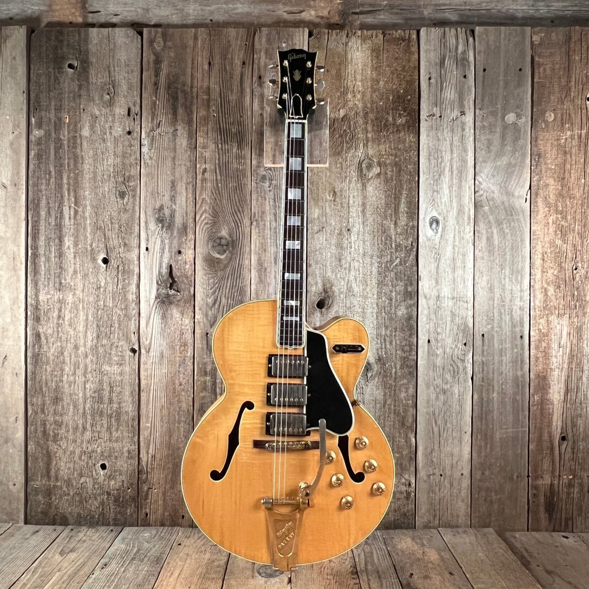 SOLD - Gibson ES - 5 - N Switchmaster 1959 Blonde - Mahar's Vintage Guitars