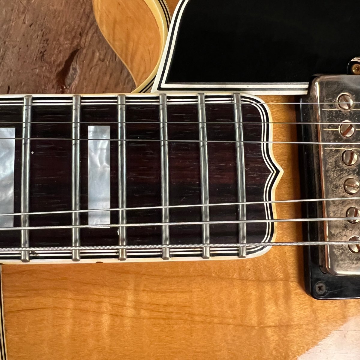 SOLD - Gibson ES - 5 - N Switchmaster 1959 Blonde - Mahar's Vintage Guitars