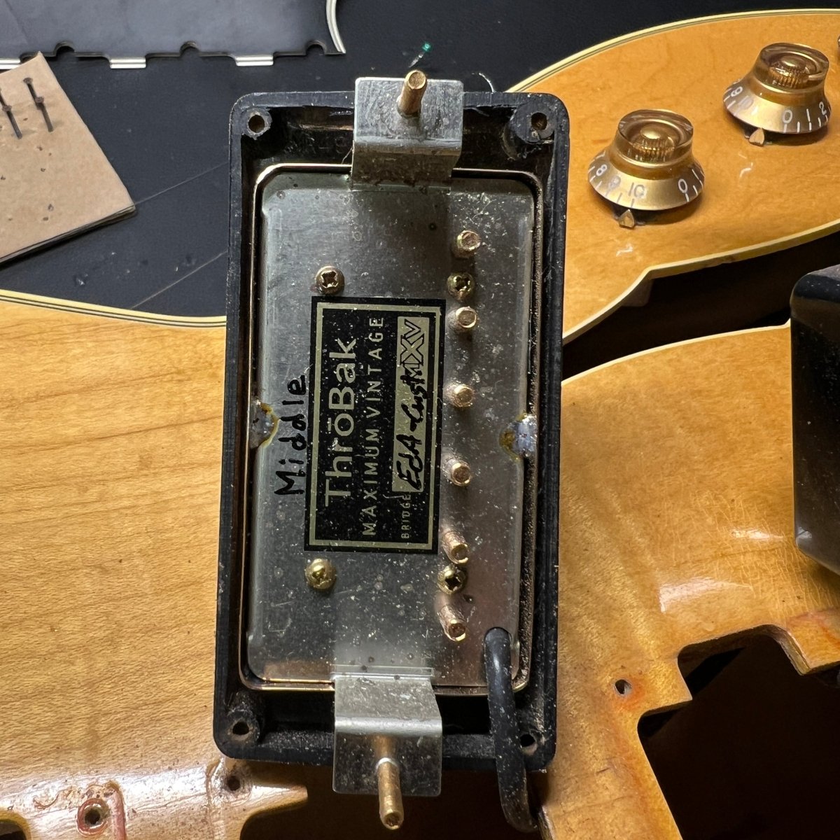 SOLD - Gibson ES - 5 - N Switchmaster 1959 Blonde - Mahar's Vintage Guitars