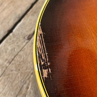 SOLD - Gibson L - 7 Archtop Crack and Repair Free 1949 Cremona Brown Sunburst - Mahar's Vintage Guitars