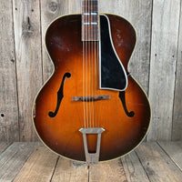 SOLD - Gibson L - 7 Archtop Crack and Repair Free 1949 Cremona Brown Sunburst - Mahar's Vintage Guitars