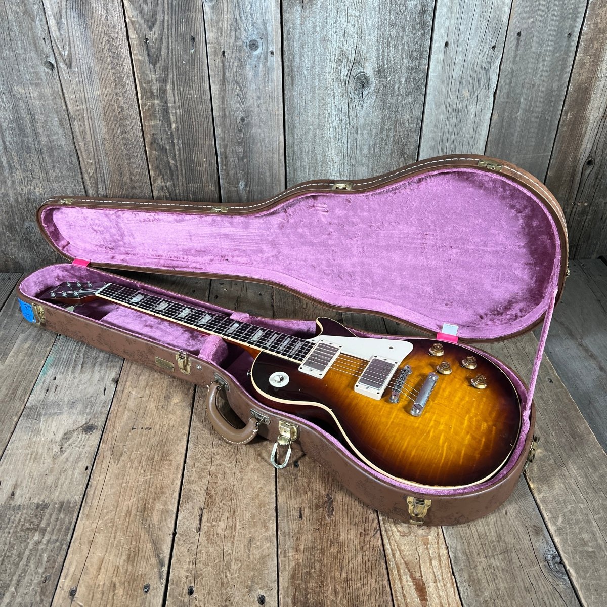 SOLD - Gibson Les Paul 1959 Historic R9 Willcutt Underwood Aged 2007 Faded Tobacco Burst - Mahar's Vintage Guitars