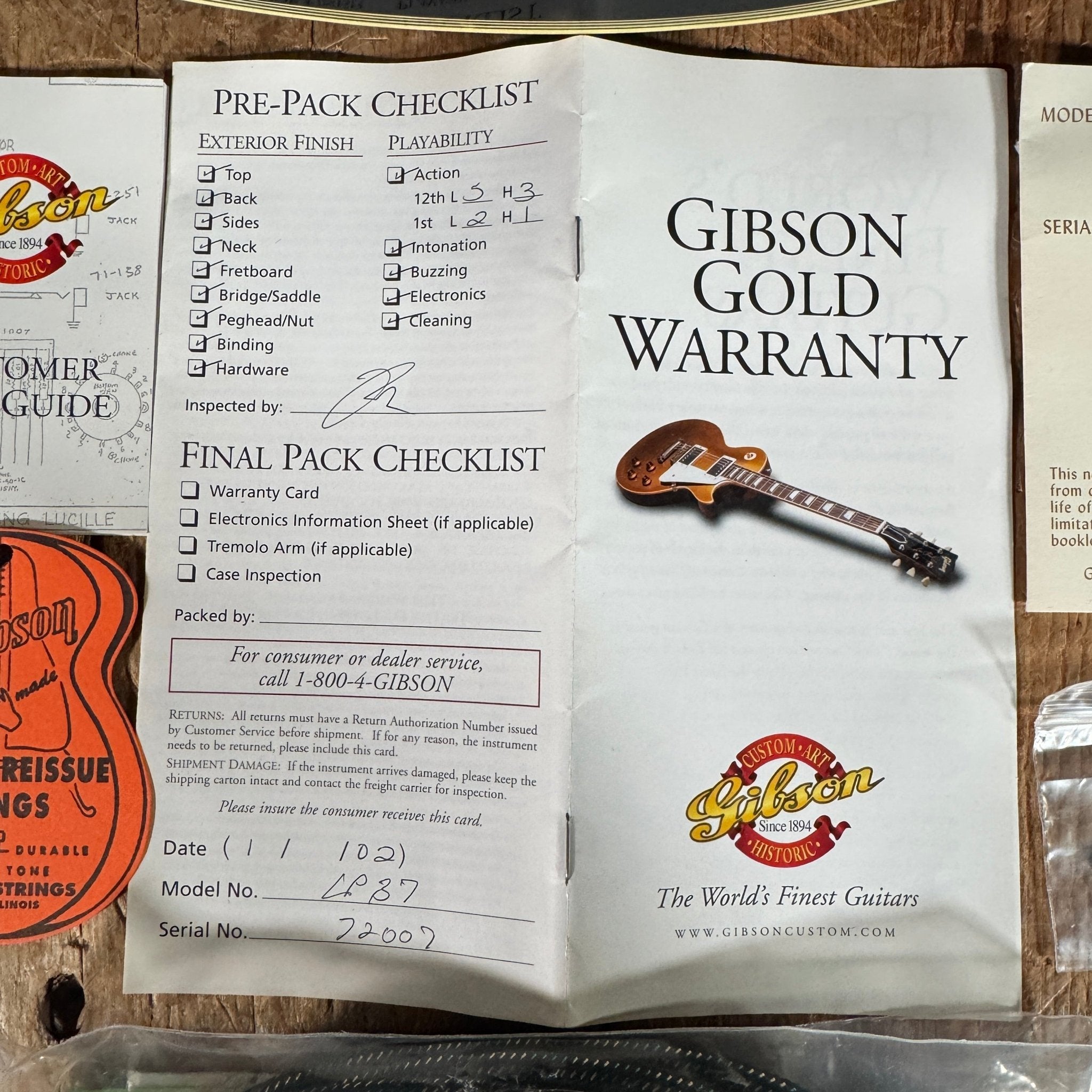 SOLD - Gibson Les Paul Custom '57 Reissue Custom Art & Historic LPB7 Black Beauty 2002 - Mahar's Vintage Guitars