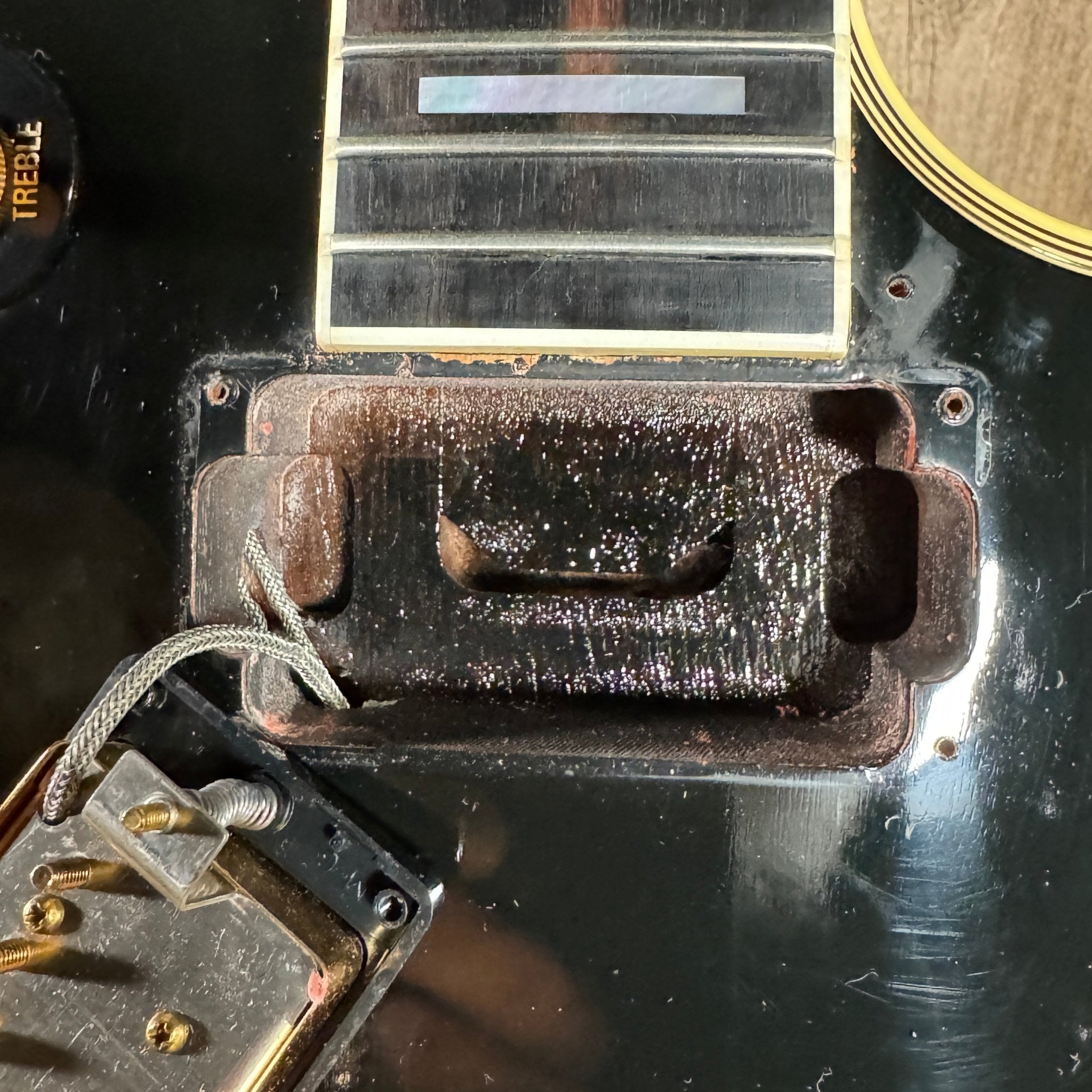 SOLD - Gibson Les Paul Custom '57 Reissue Custom Art & Historic LPB7 Black Beauty 2002 - Mahar's Vintage Guitars