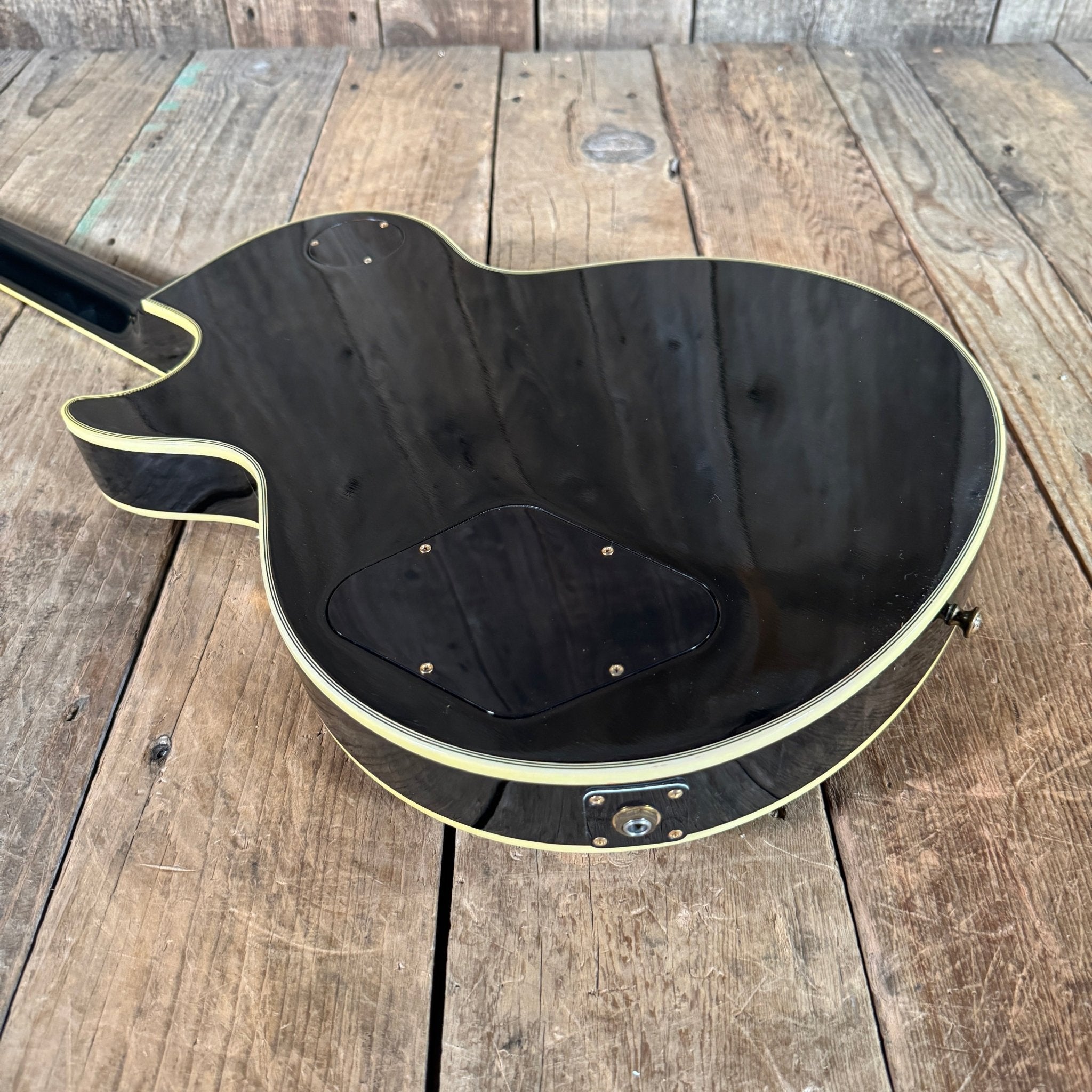 SOLD - Gibson Les Paul Custom '57 Reissue Custom Art & Historic LPB7 Black Beauty 2002 - Mahar's Vintage Guitars