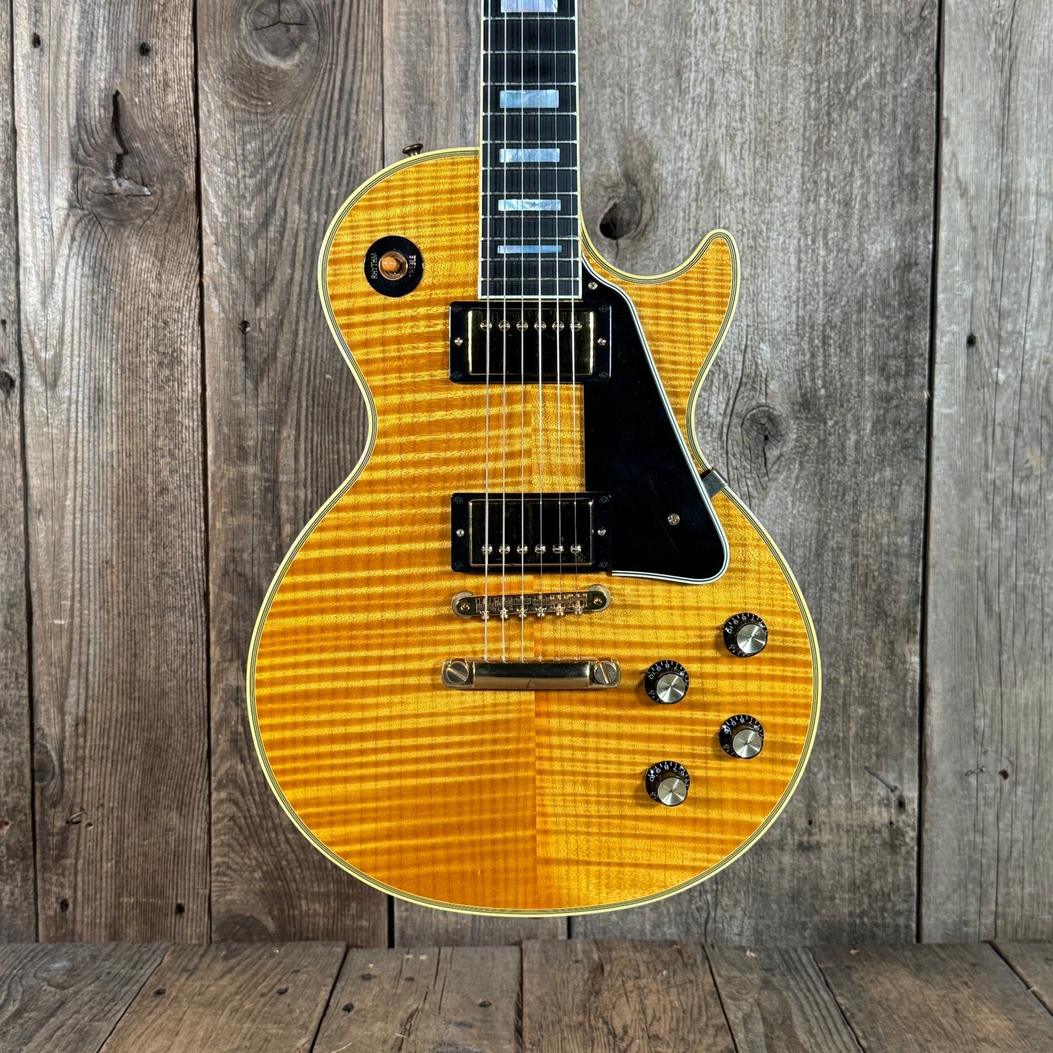 SOLD - Gibson Les Paul Custom '68 Reissue Custom Art & Historic 2004 Natural - Mahar's Vintage Guitars
