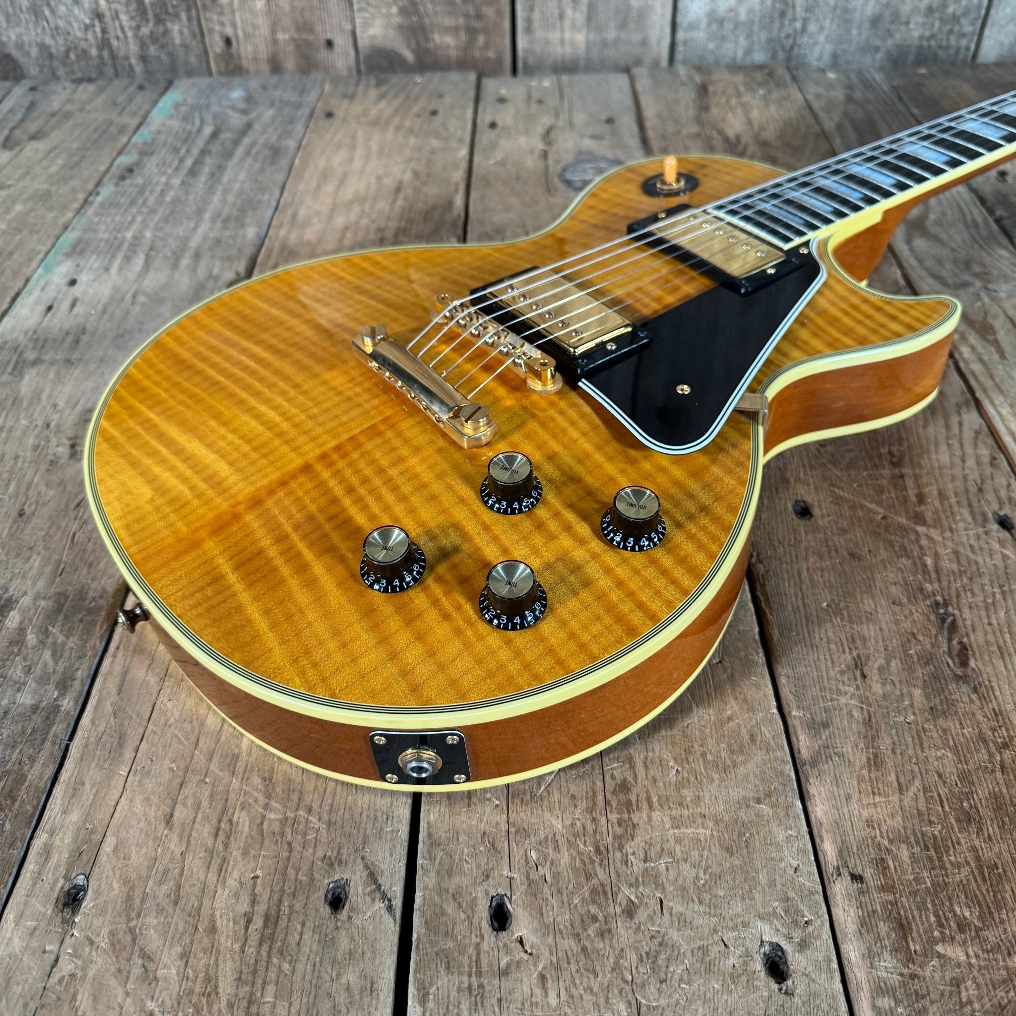SOLD - Gibson Les Paul Custom '68 Reissue Custom Art & Historic 2004 Natural - Mahar's Vintage Guitars