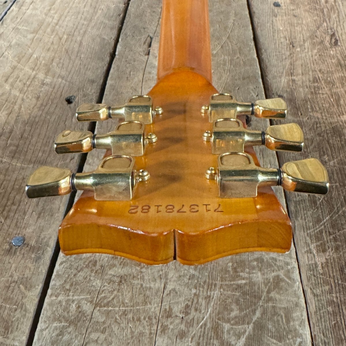 SOLD - Gibson Les Paul Custom Maple Fretboard 1978 Natural - Mahar's Vintage Guitars