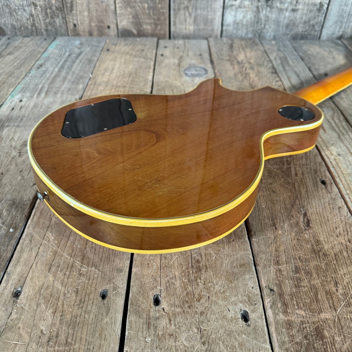 SOLD - Gibson Les Paul Custom Maple Fretboard 1978 Natural - Mahar's Vintage Guitars