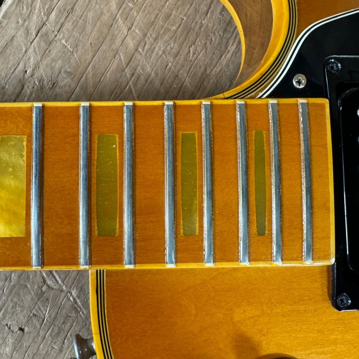 SOLD - Gibson Les Paul Custom Maple Fretboard 1978 Natural - Mahar's Vintage Guitars