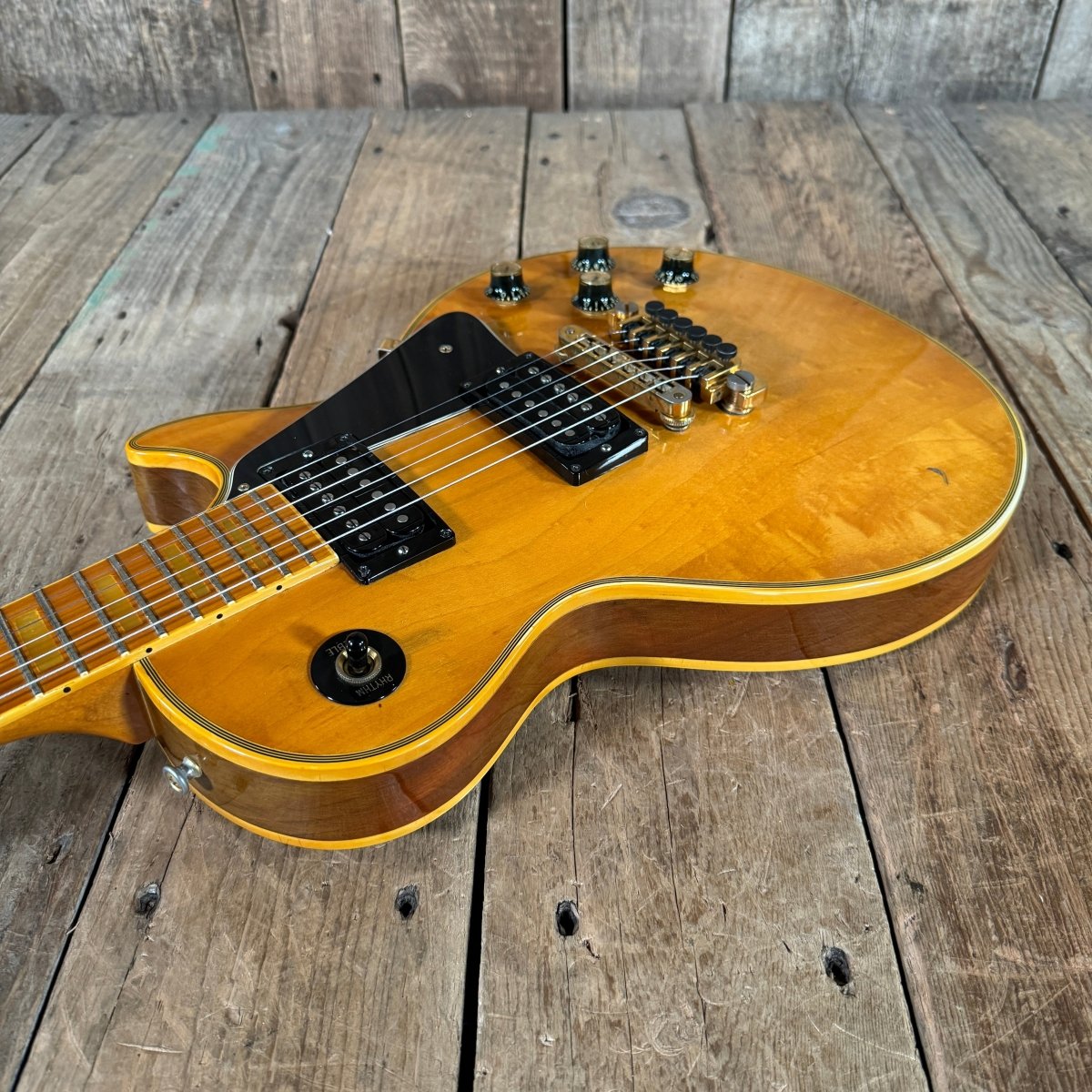 SOLD - Gibson Les Paul Custom Maple Fretboard 1978 Natural - Mahar's Vintage Guitars