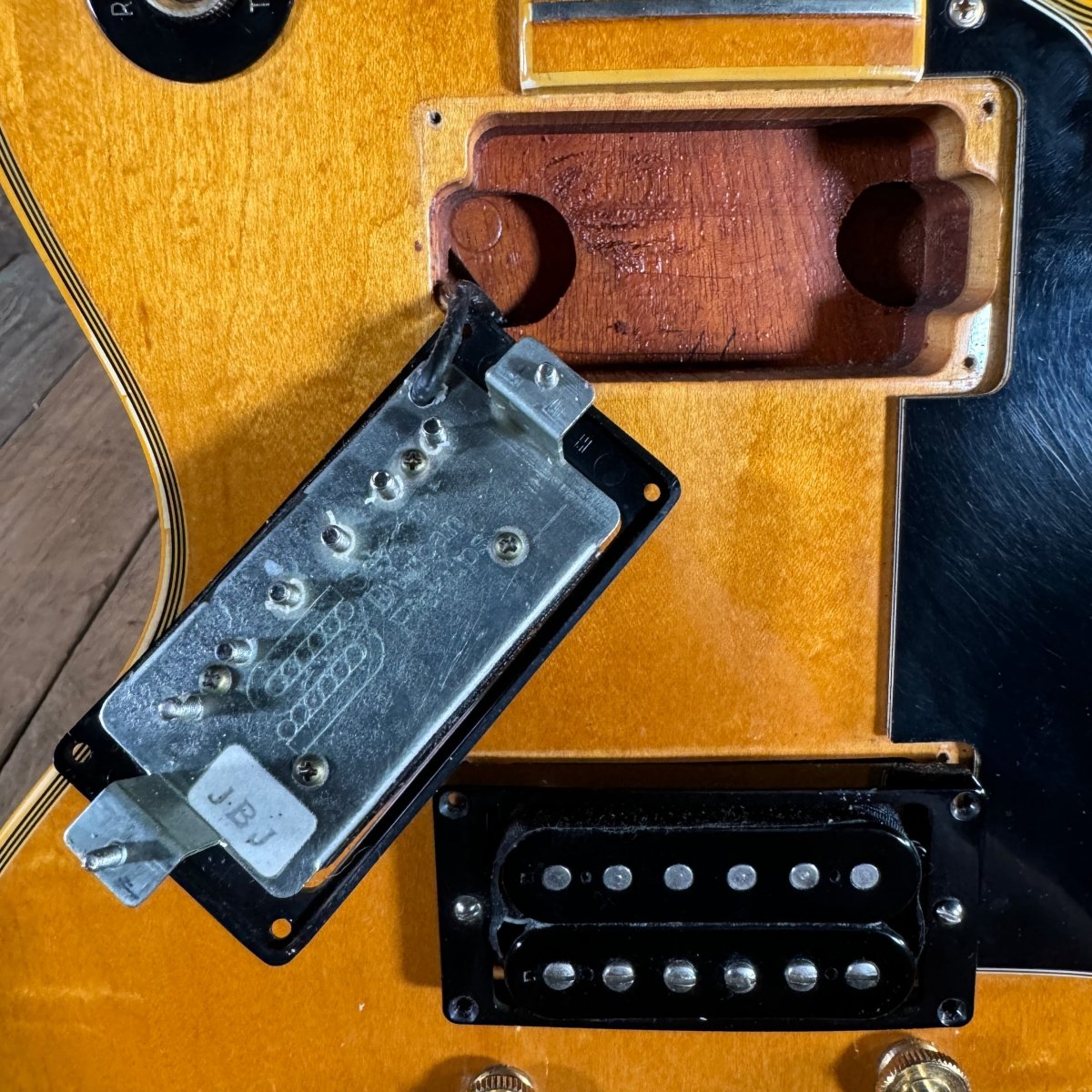 SOLD - Gibson Les Paul Custom Maple Fretboard 1978 Natural - Mahar's Vintage Guitars