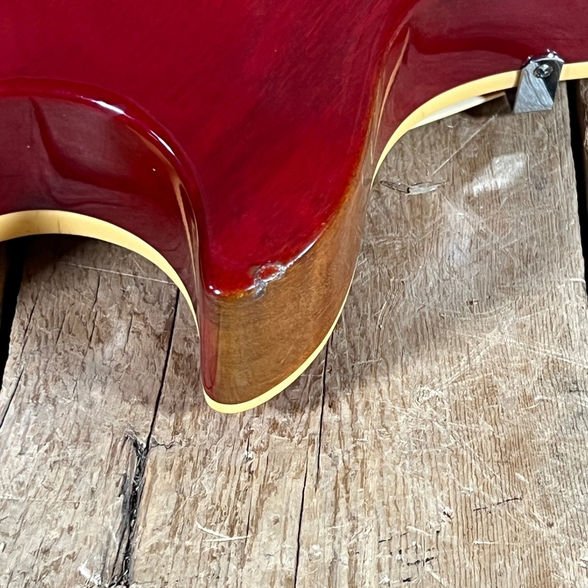 SOLD - Gibson Les Paul Deluxe Converted to Standard 1978 Cherry Sunburst - Mahar's Vintage Guitars