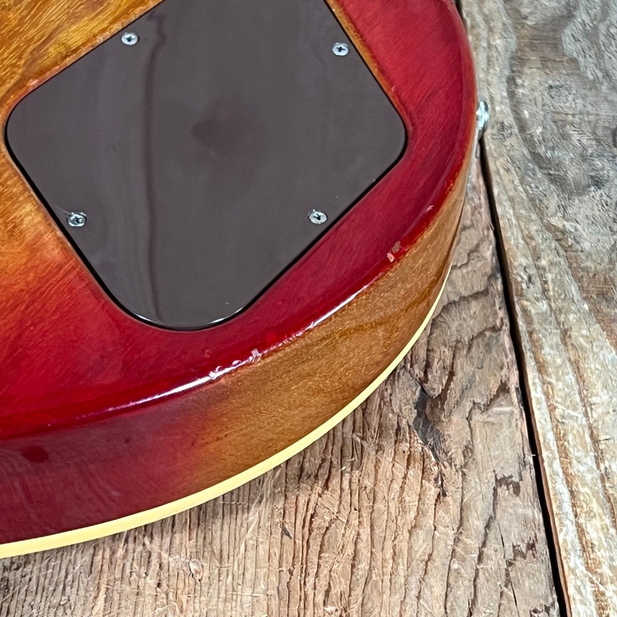 SOLD - Gibson Les Paul Deluxe Converted to Standard 1978 Cherry Sunburst - Mahar's Vintage Guitars