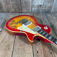 SOLD - Gibson Les Paul Deluxe Converted to Standard 1978 Cherry Sunburst - Mahar's Vintage Guitars