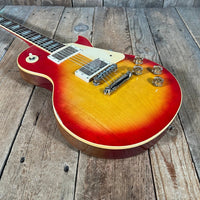 SOLD - Gibson Les Paul Deluxe Converted to Standard 1978 Cherry Sunburst - Mahar's Vintage Guitars