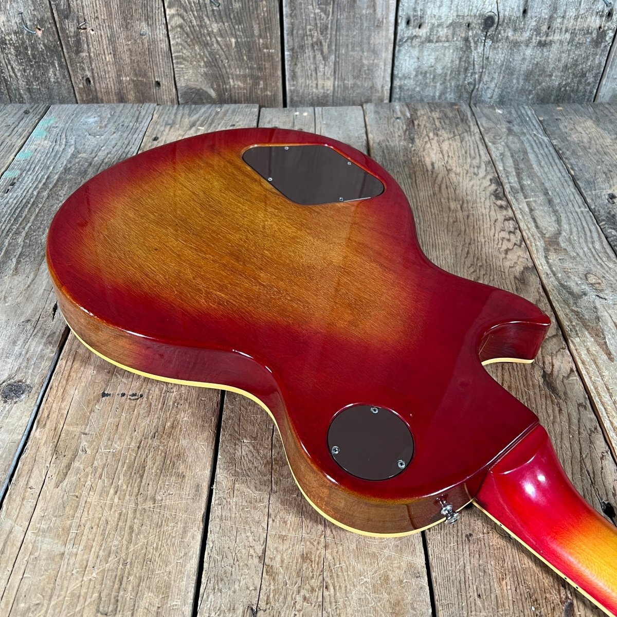 SOLD - Gibson Les Paul Deluxe Converted to Standard 1978 Cherry Sunburst - Mahar's Vintage Guitars