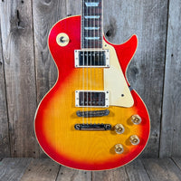 SOLD - Gibson Les Paul Deluxe Converted to Standard 1978 Cherry Sunburst - Mahar's Vintage Guitars