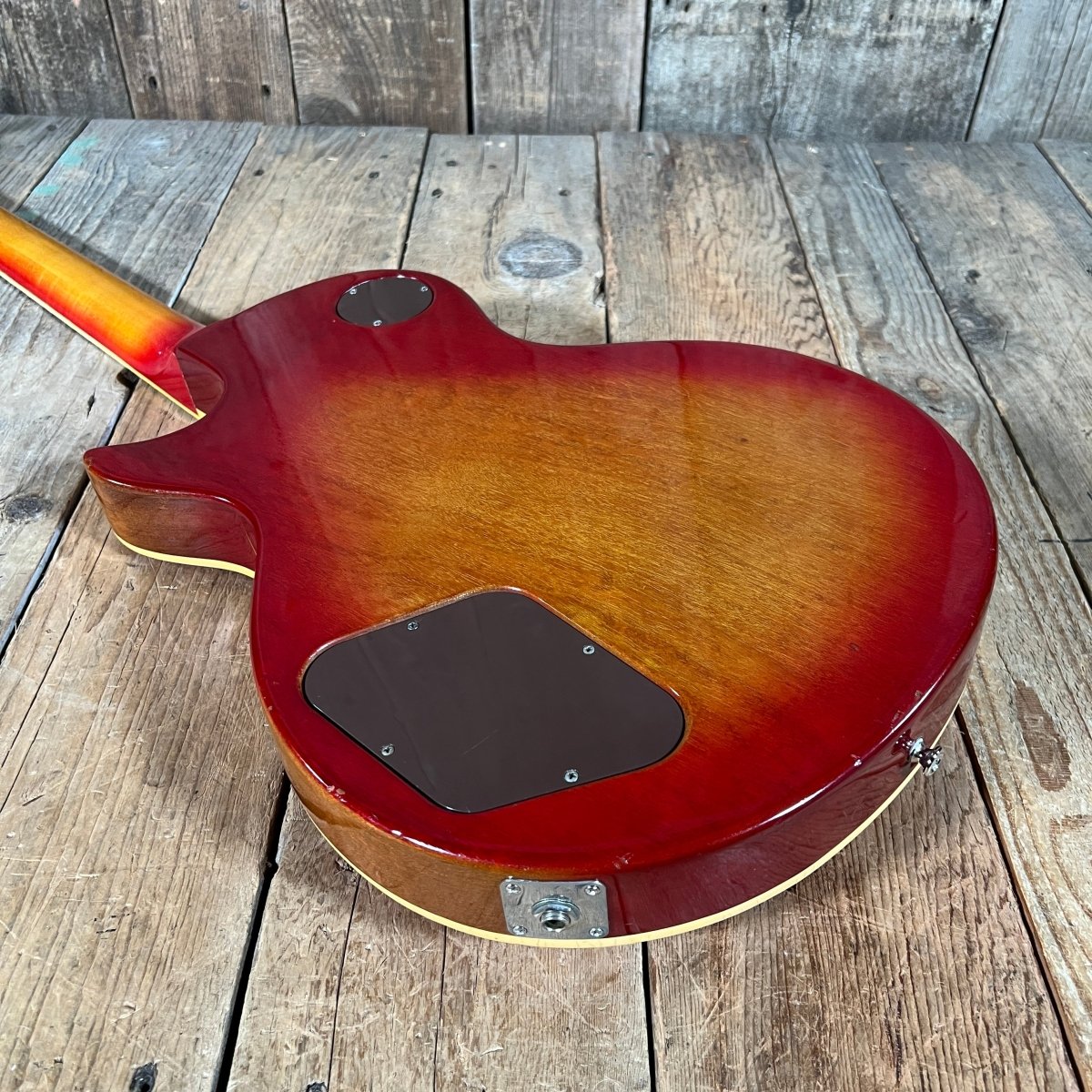 SOLD - Gibson Les Paul Deluxe Converted to Standard 1978 Cherry Sunburst - Mahar's Vintage Guitars