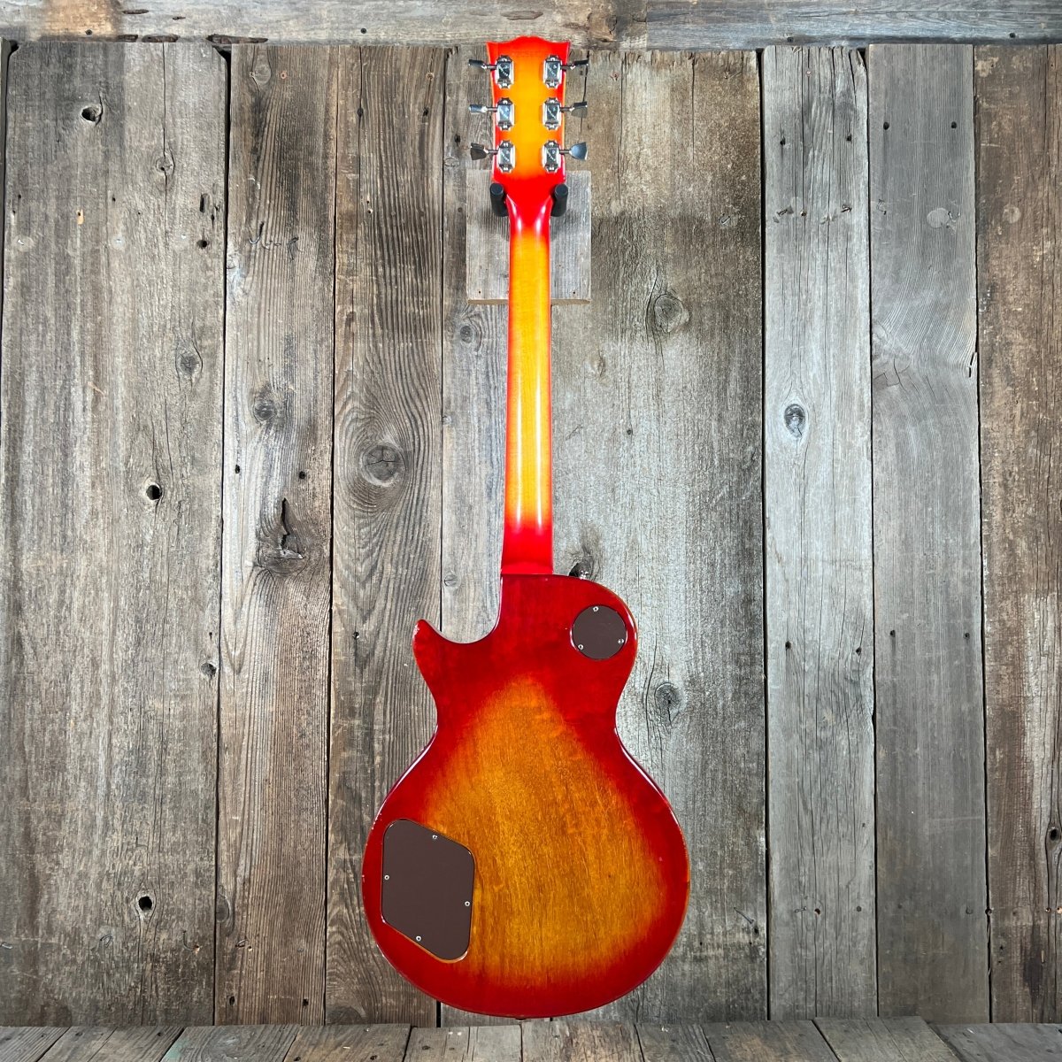 SOLD - Gibson Les Paul Deluxe Converted to Standard 1978 Cherry Sunburst - Mahar's Vintage Guitars